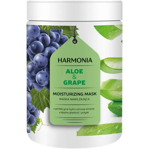 Harmonia Aloe & Grape Moisturizing Mask (Maska nawilżająca do włosów)