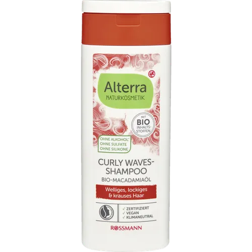 Alterra Curly Waves-Shampoo Bio-Macadamiaöl (Szampon do włosów kręconych z bio-olejem makadamia)