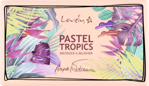 Lovely Pastel Tropics, Bronzer & Blusher Palette (Kompaktowy zestaw do twarzy róż i bronzer) - 2