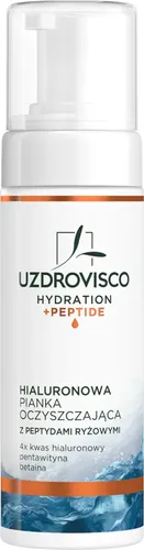 Uzdrovisco Hydration + Peptide, Hialuronowa pianka oczyszczająca z peptydami ryżowymi