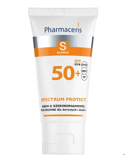 Pharmaceris S, Spectrum Protect, Krem o szerokopasmowej ochronie dla dorosłych i dzieci SPF50+