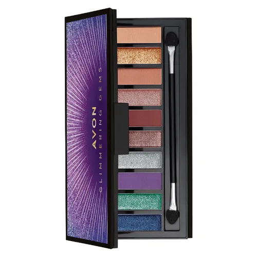 Avon Glimmering Gems Eyeshadow Palette (Paletka cieni do powiek)