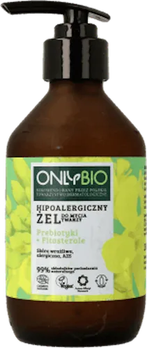 OnlyBio Hipoalergiczny żel do mycia twarzy skóra wrażliwa, alergiczna, AZS