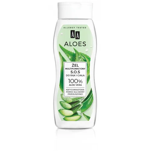 AA Aloes, Żel multifunkcyjny S.O.S. do rąk i ciała 100% Aloe Vera
