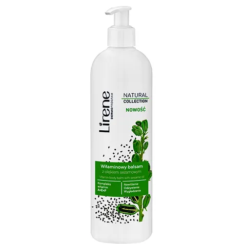 Lirene Dermoprogram Natural Collection, Witaminowy balsam z olejkiem sezamowym