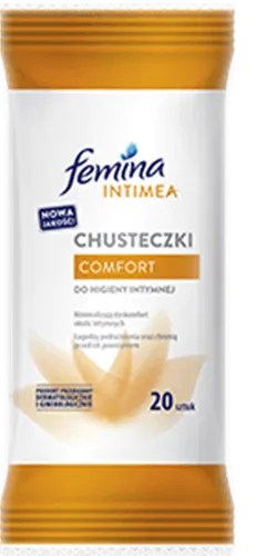 Femina Intimea, Chusteczki do higieny intymnej `Comfort` - 1