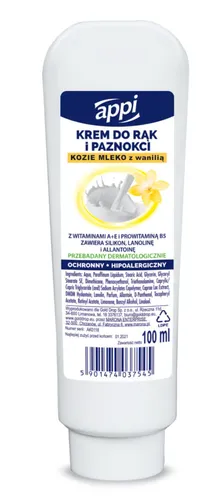 Appi Krem do rąk i paznokci `Kozie mleko & wanilia`