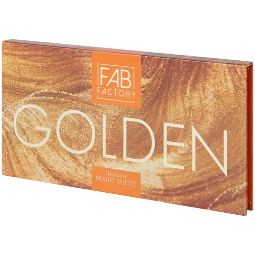 Fab Factory Golden 18-colour Beauty Palette (Paleta cieni do powiek) - 2