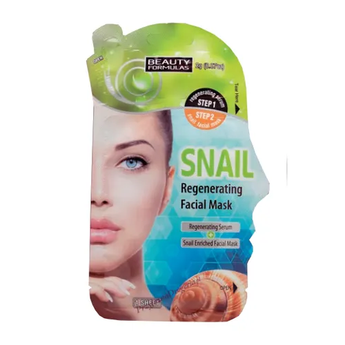 Beauty Formulas Snail Regenerating Facial Mask (Maseczka regenerująca do twarzy ze śluzem ślimaka)