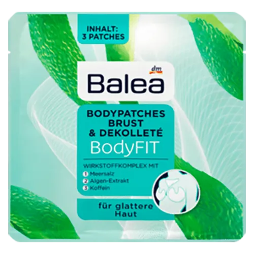 Balea BodyFIT, Body Patches  Brust und Dekollete (Plastry ujędrniające biust i dekolt)