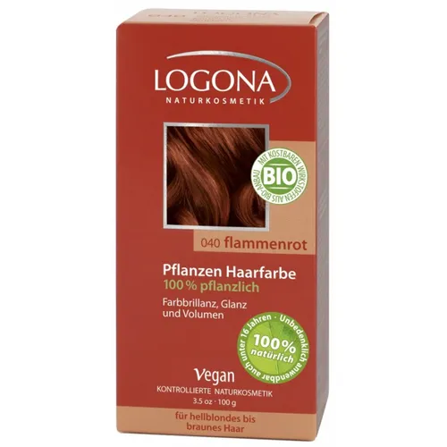Logona Pflanzen Haarfarbe (Roślinne farby do włosów w proszku - rudości) - 2