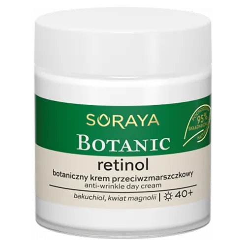 Soraya Botanic Retinol, Botaniczny krem przeciwzmarszczkowy na dzień 40+
