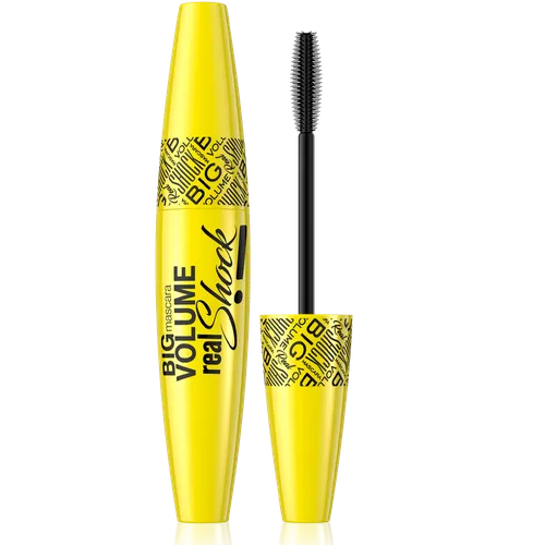 Eveline Cosmetics Big Volume Real Shock Mascara (Pogrubiający tusz do rzęs)