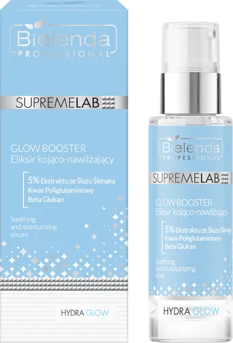 Bielenda Professional SUPREMELAB Hydra Glow, Glow Booster, Eliksir kojąco-nawilżający