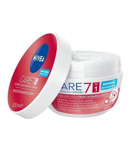 Nivea Care, Ultra-lekki krem przeciwzmarszczkowy 7w1