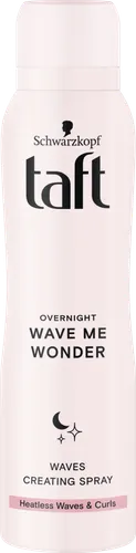 Schwarzkopf Taft Overnight Wave me Wonder Waves Creating Spray (Spray tworzący loki do wszystkich rodajów włosów)