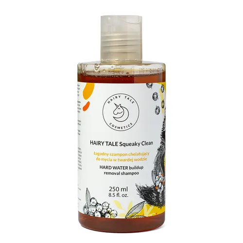 Hairy Tale Cosmetics Squeaky Clean Hard Water Buildup Removal Shampoo (Łagodny szampon chelatujący do mycia w twardej wodzie)