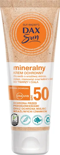 Dax Sun Mineralny krem ochronny do twarzy i ciała SPF 50