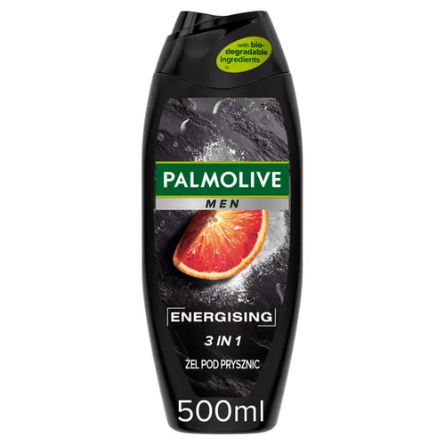 Palmolive Men, Energising, Body, Face & Hair 3 in 1 with Magnesium & Citrus Oils (Żel pod prysznic 3 w 1 dla mężczyzn) - 1