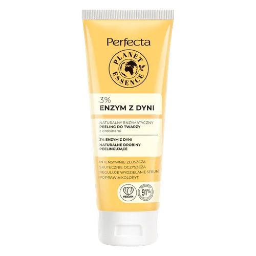 Perfecta Planet Essence, Naturalny enzymatyczny peeling do twarzy z drobinami 3% enzym z dyni