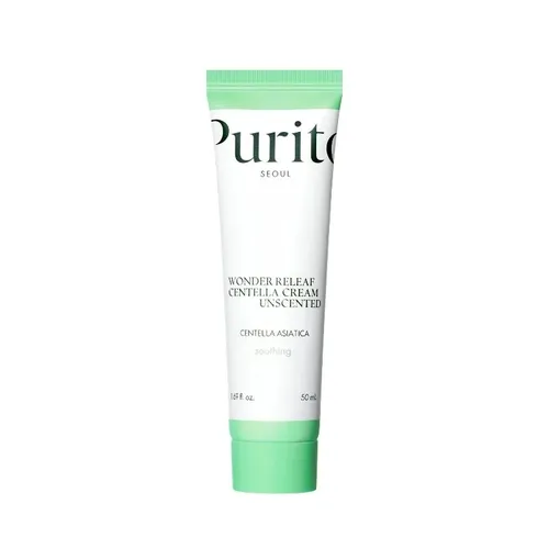 Purito Seoul Wonder Releaf Centella, Cream Unscented (Bezzapachowy krem do twarzy z ekstraktem z wąkrotki azjatyckiej)