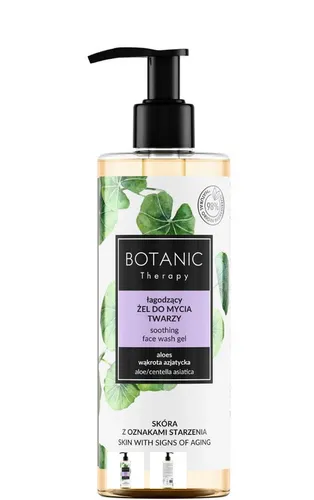 Botanic Skin Food Therapy, Łagodzący żel do mycia twarzy