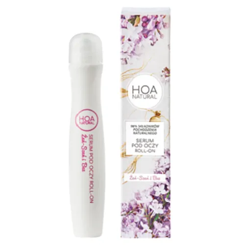 Hoa Natural Serum pod oczy roll-on `Żeń-szeń i bez`