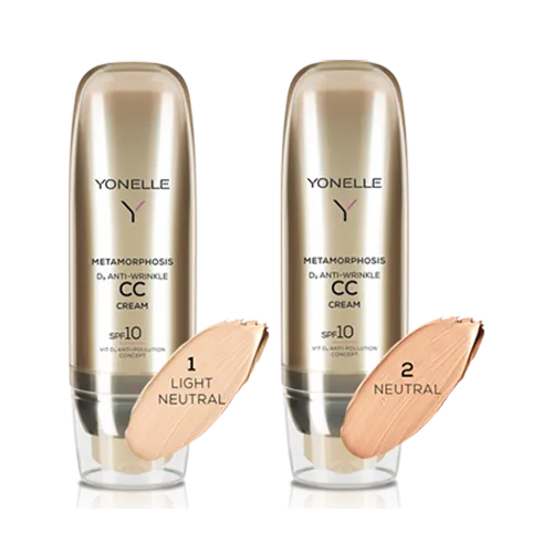 Yonelle Metamorphosis D3, Anti - wrinkle CC Cream SPF 10 (Krem CC) - 2