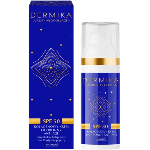 Dermika Luxury Neocollagen, Kolagenowy krem ochronny anti-age na dzień SPF 50