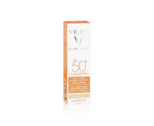Vichy Capital Soleil, Anti-dark Spot 3-in-1 Tinted Daily Care SPF 50+ (Krem koloryzujący przeciw przebarwieniom) - 2