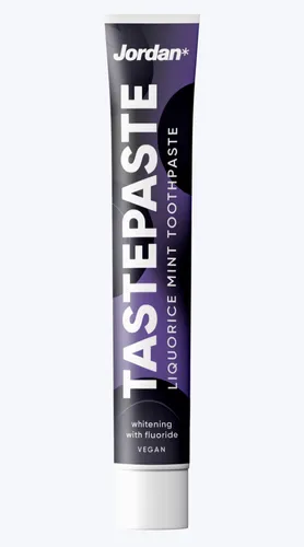Jordan TastePaste, Liquorice Mint Tothpaste (Pasta do zębów `Lukrecja, mięta`)