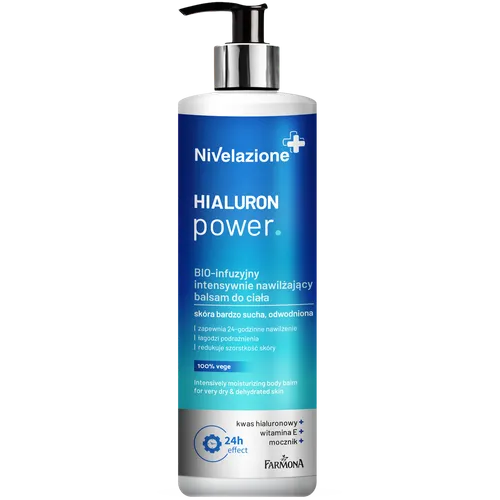 Nivelazione Hialuron Power, Bio-infuzyjny intensywnie nawilżający balsam do ciała