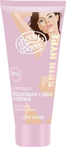 BodyBoom Skin Hype, Ultrakojący dezodorant + serum w kremie