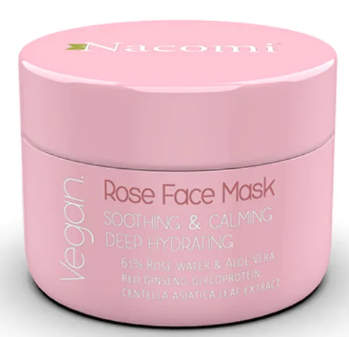 Nacomi Rose Face Mask Soothing & Calming Deep Hydrating (Maseczka Różana)
