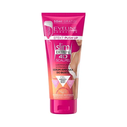 Eveline Cosmetics Slim Extreme 4D Scalpel, Ujędrniająco-wypełniające serum-ampułka do biustu