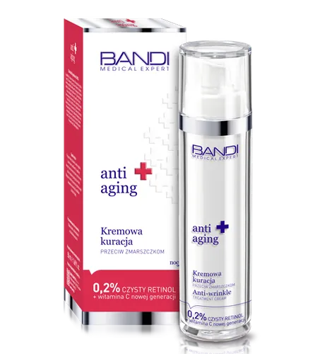 Bandi Medical Expert Anti aging, Kremowa kuracja przeciw zmarszczkom z retinolem