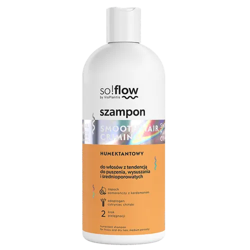so!flow Szampon humektantowy do włosów z tendencją do puszenia, wysuszania i średnioporowatych `Smooth Hair Criminal`