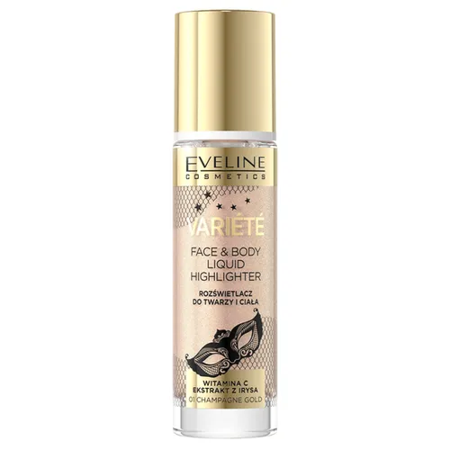 Eveline Cosmetics Variete, Face & Body Liquid Highlighter (Rozświetlacz do twarzy i ciała)