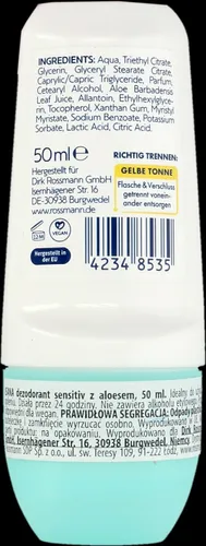 Isana Sensitiv Deodorant (Dezodorant w kulce z aloesem) - 2