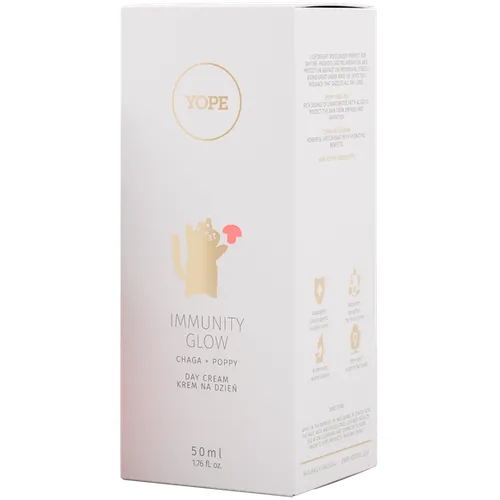 Yope Immunity Glow Chaga & Poppy Day Cream (Rozświetlający krem do twarzy na dzień) - 2