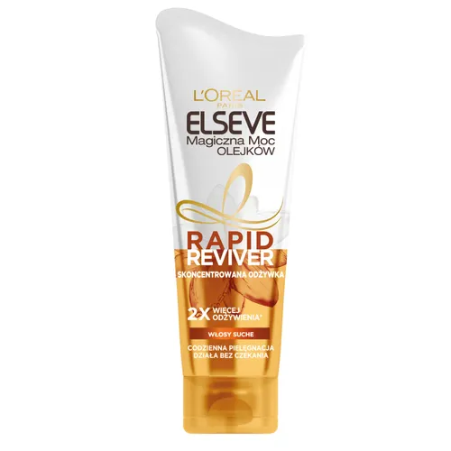 L'Oreal Paris Elseve Rapid Reviver, Magiczna Moc Olejków, Skoncentrowana odżywka do włosów suchych - 1