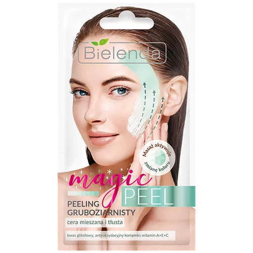 Bielenda Magic Peel, Peeling gruboziarnisty do cery mieszanej i tłustej