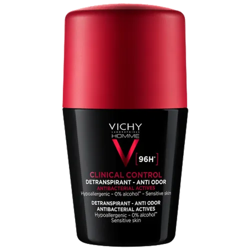 Vichy Homme, Clinical Control 96H Detranspirant Anti Odor (Antyperspirant w kulce dla mężczyzn)