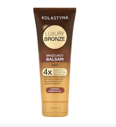 Kolastyna Luxury Bronze, Balsam brązujący do ciała ciemna karnacja (nowa wersja)