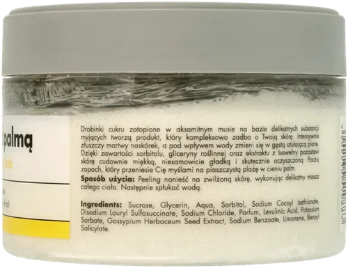 Manufaktura Piękna Peelingujący mus do ciała `Wakacje pod palmą` - 2