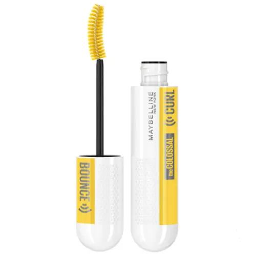 Maybelline New York Colossal Curl Bounce Mascara Very Black (Czarny podkręcający tusz do rzęs)