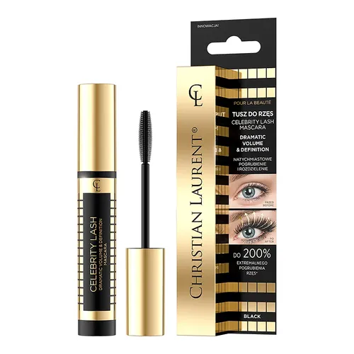 Christian Laurent Pour la Beaute Celebrity Lash Dramatic Volume & Definition Mascara (Pogrubiająco-rozdzielający tusz do rzęs)