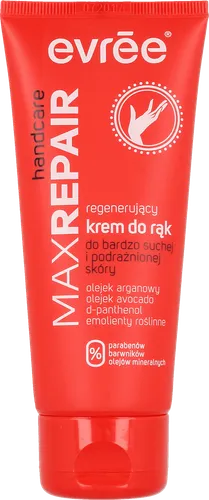 Evree Hand Care Max Repair, Regenerujący krem do rąk