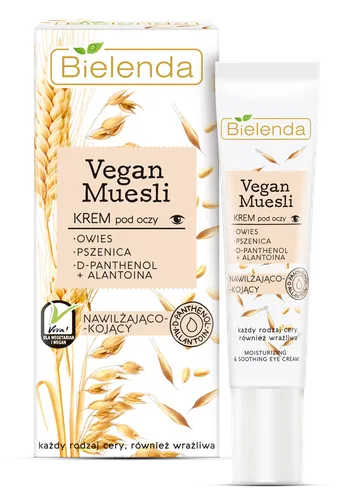 Bielenda Vegan Muesli, Krem pod oczy nawilażająco-kojący