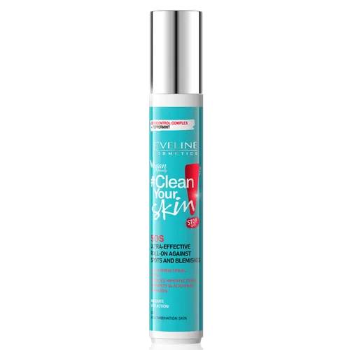 Eveline Cosmetics # Clean Your Skin, Punktowy żel przeciw pryszczom i zaskórnikom do twarzy